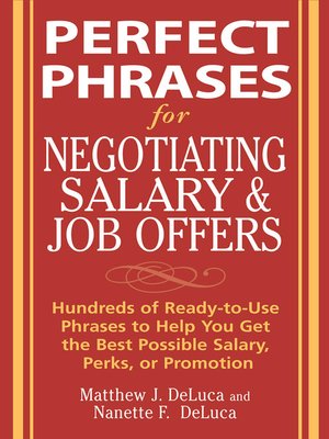 cover image of Perfect Phrases for Negotiating Salary and Job Offers
